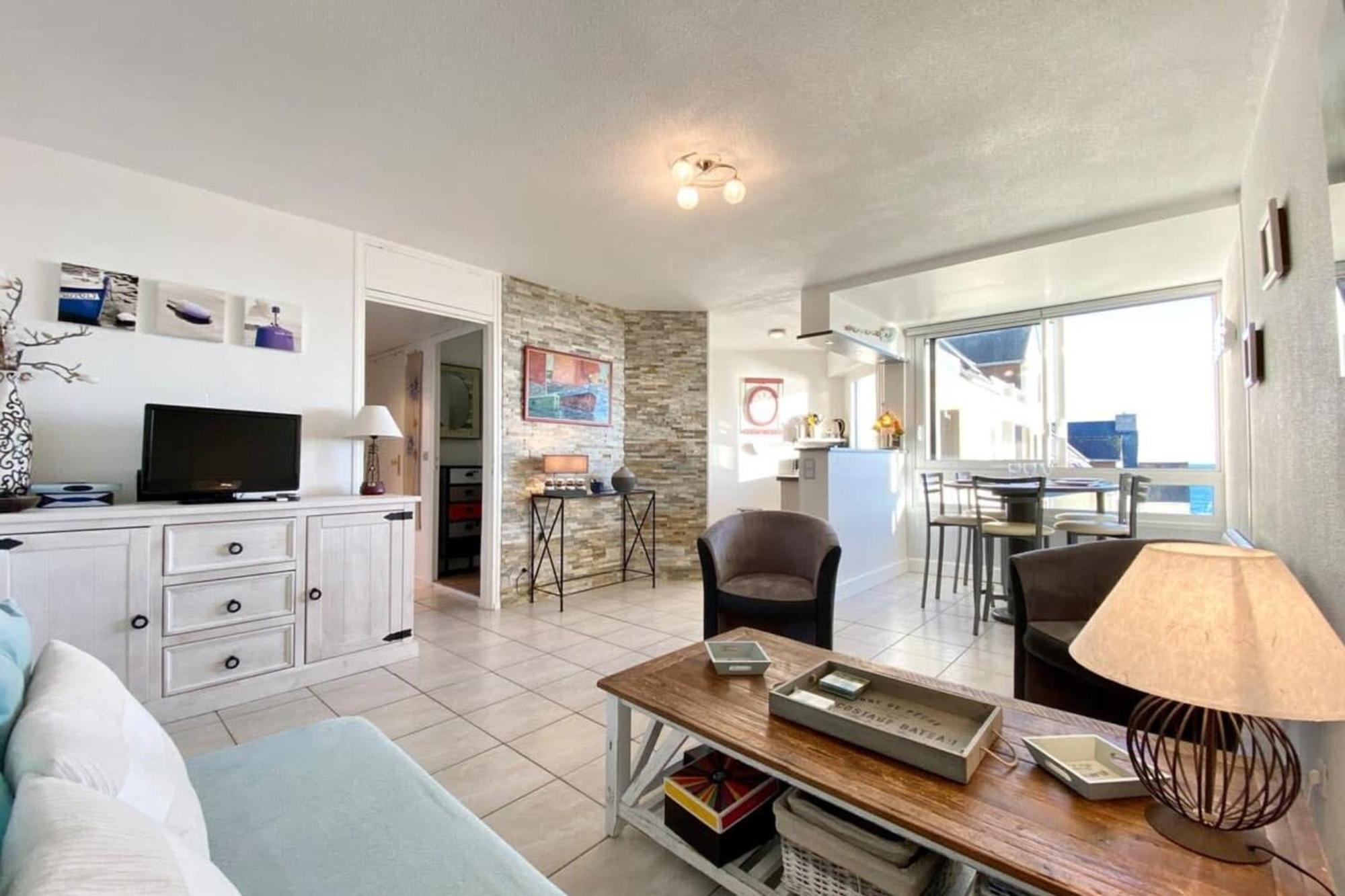 Superbe T3 Cosy Vue Mer 180 Ploemeur Exterior photo
