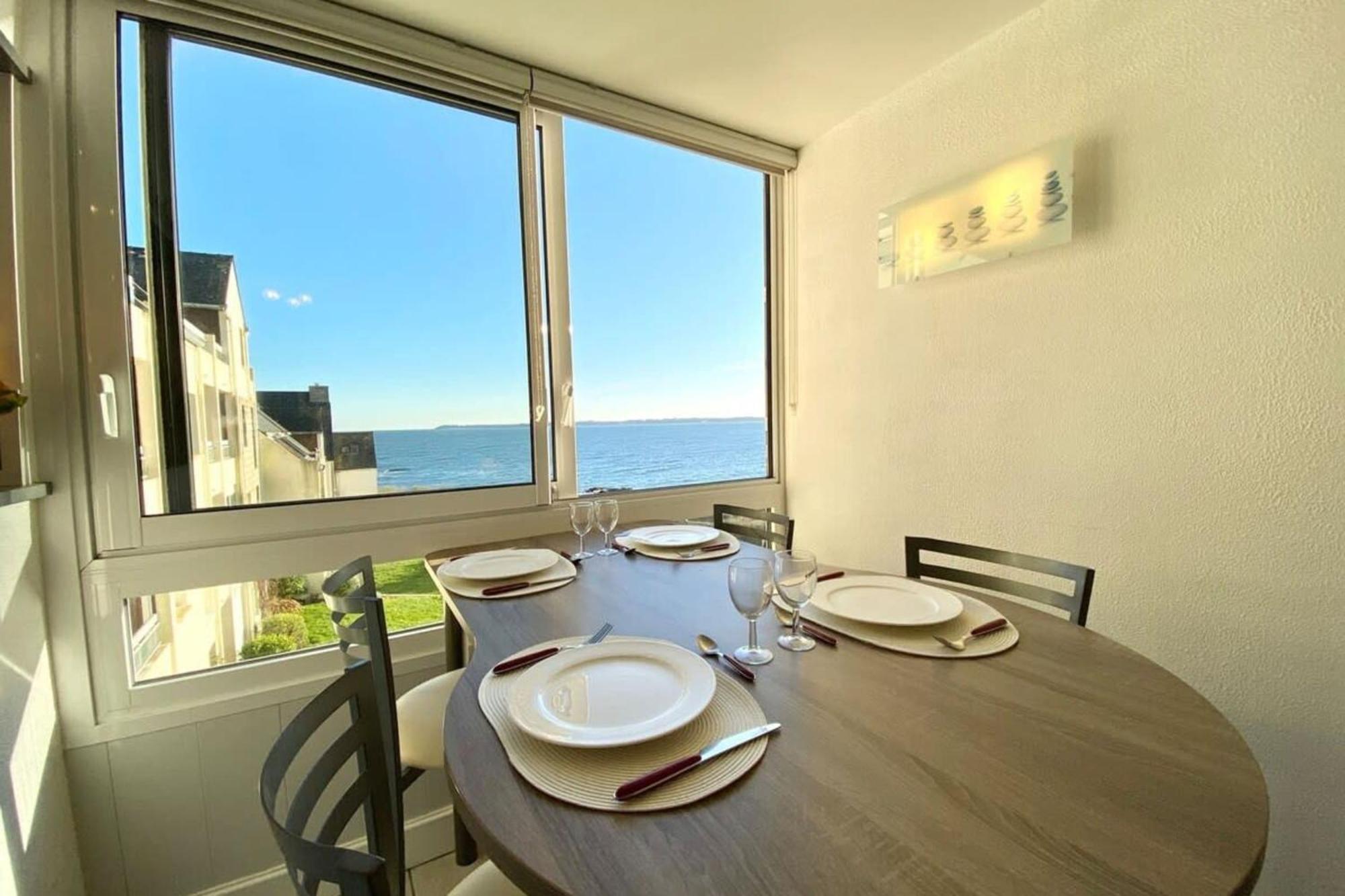 Superbe T3 Cosy Vue Mer 180 Ploemeur Exterior photo